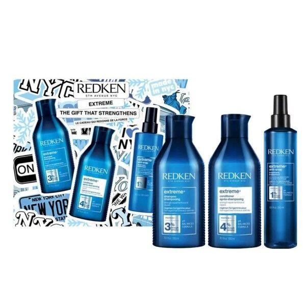 Redken NYC Extreme Шампон 300ml + Балсам за нега на оштетена коса Extreme 300ml + Спреј Extreme Anti Snap 250ml