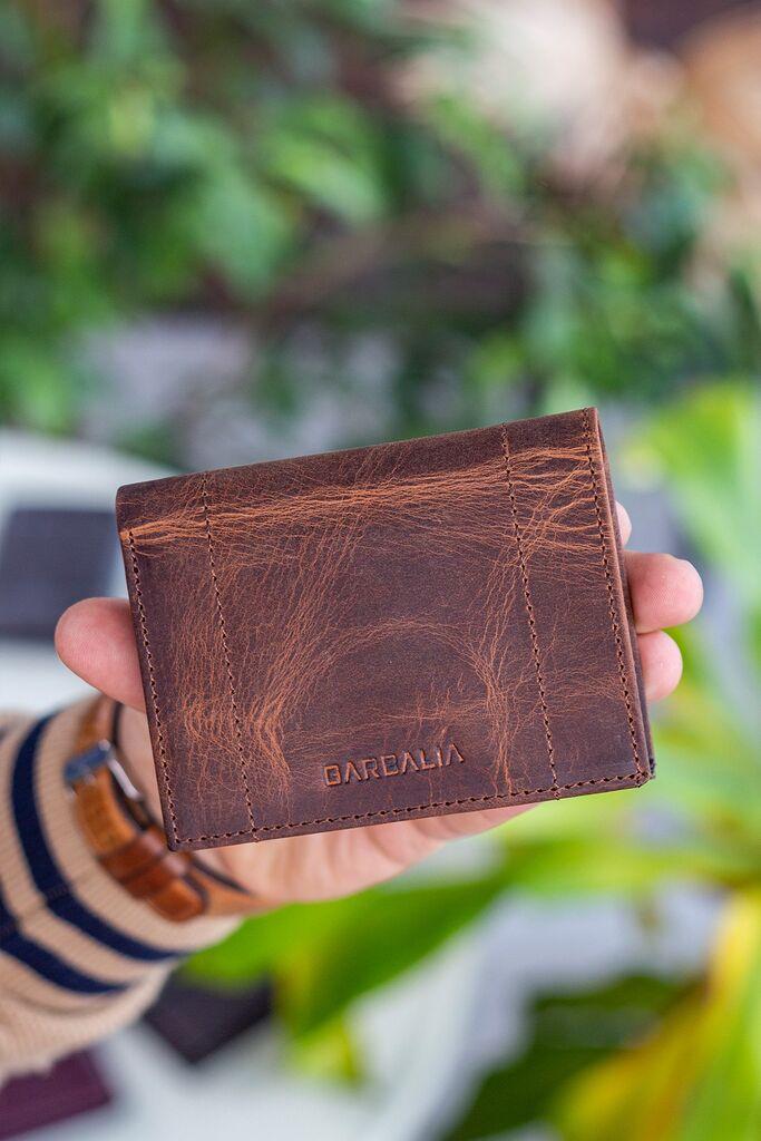 Машки паричник Bagmore Franklin Crazy, кафеав