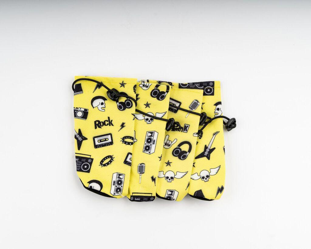 Чевли за кучиња „Paws & Whiskers", водоотпорни, жолти