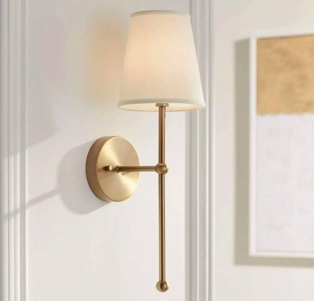 Opviq dzидна светилка BRZ-340050, златно-крем