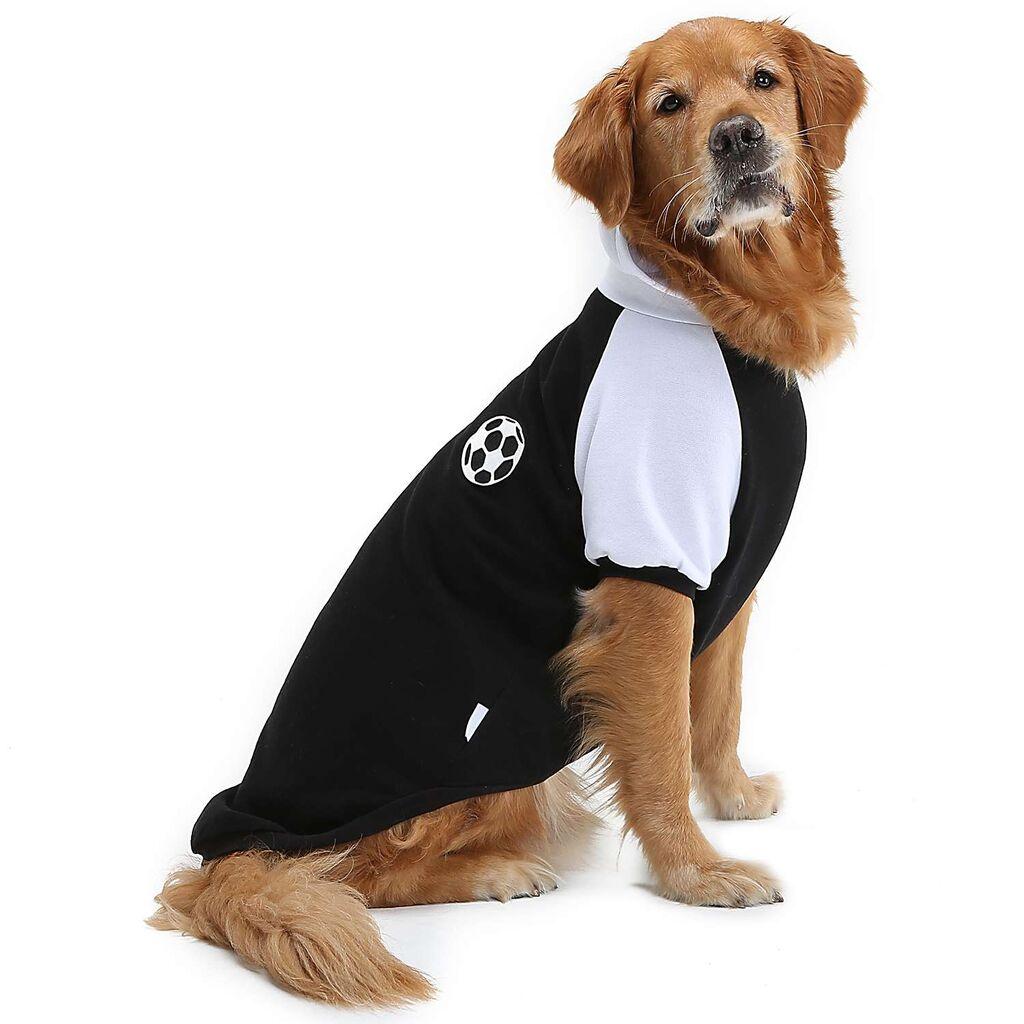 Костум за шепи и мустаќи за кучиња Blackballspot, црн