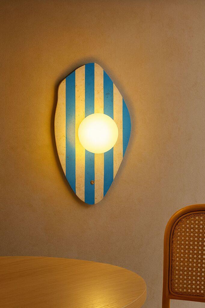 Opviq dzидна светилка Season, беж-сина