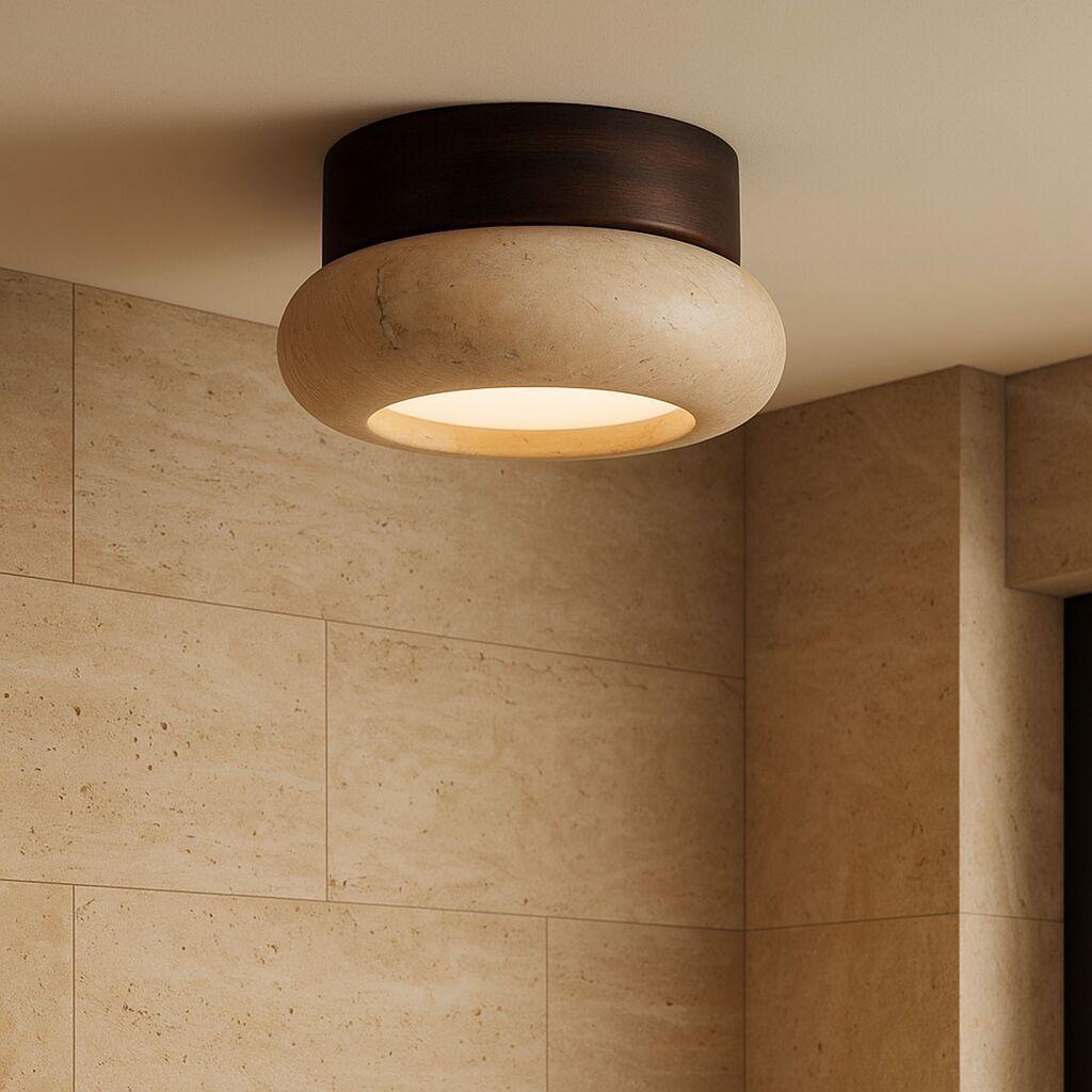 Opviq dzидна светилка Worm-S, костенливо-беж