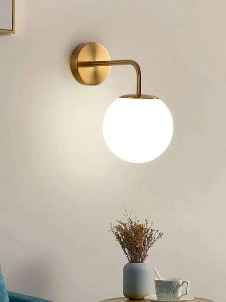 Opviq dzидна светилка BRZ-340066, златна боја