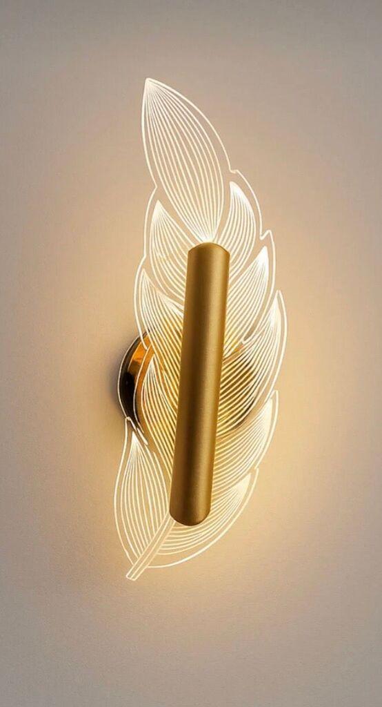 Opviq dzидна светилка BRZ-343409, златна боја