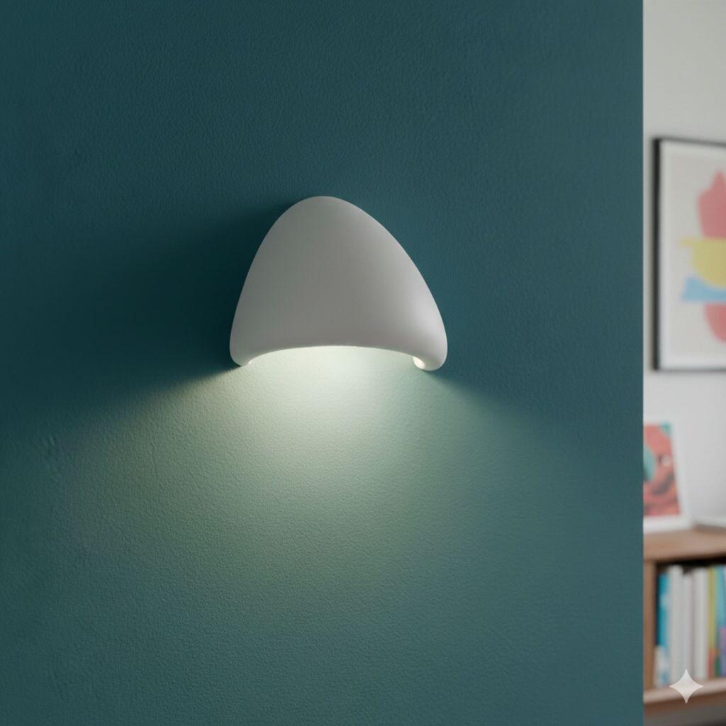 Opviq dzидна светилка LORE-M-LUNA, бела