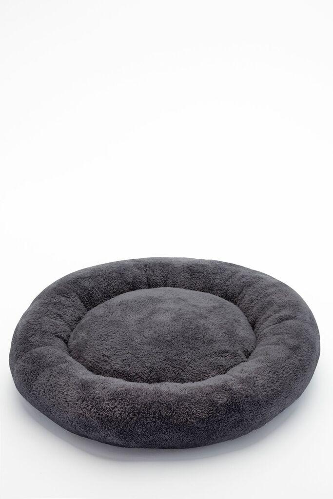 Кревет за домашни миленици „Шепи и мустаќи" Пугало, 47 × 47 × 10 см, Антрацит