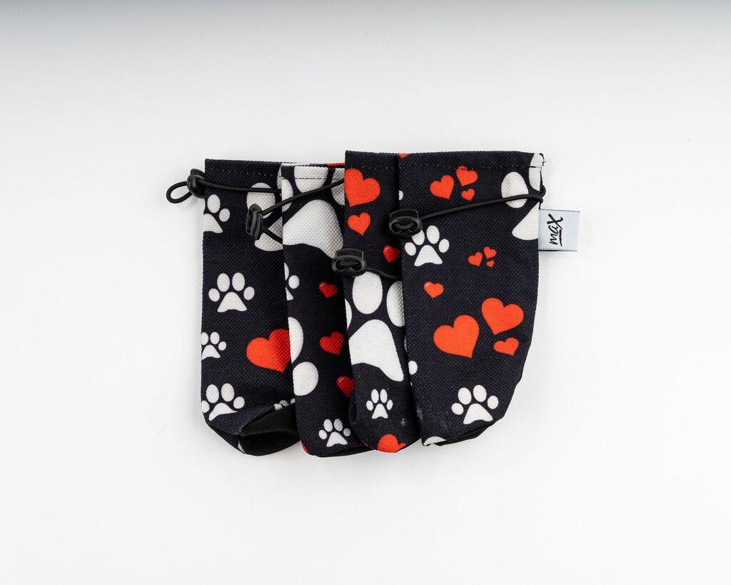 Чевли за кучиња „Paws & Whiskers", водоотпорни, црни