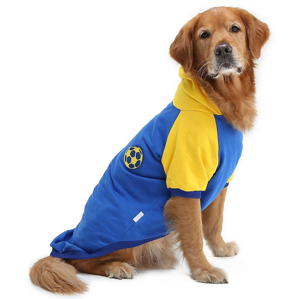 Костум за кучиња „Paws & Whiskers" со морнарско топчеста пот, син