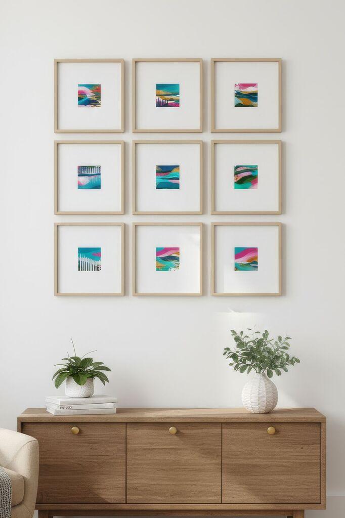 Wallxpert слика Huhu755, 30x30 см, 9 делови