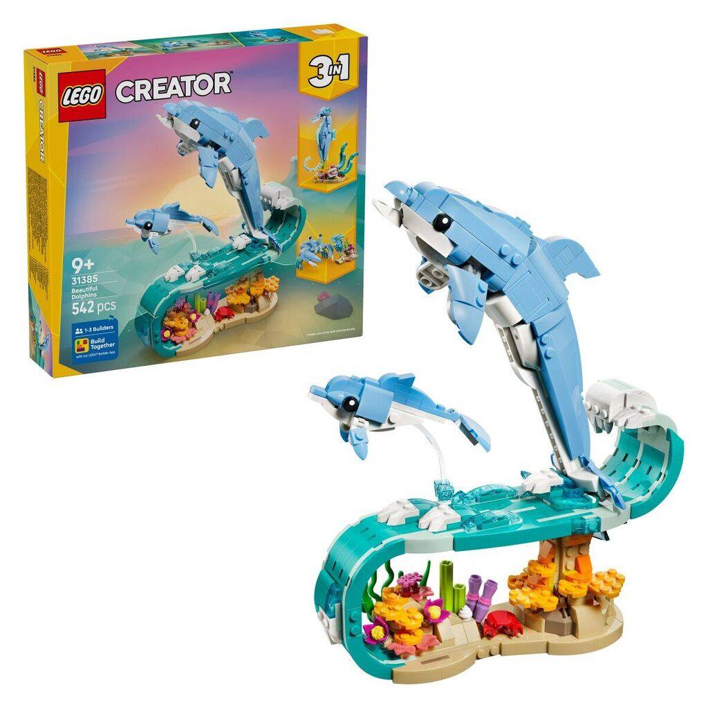 LEGO® CREATOR 31385 Морски животни: Прекрасни делфини