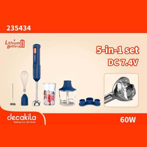 Decakila Батериски Блендер Kmjb012L 300 Ml 50W, Син