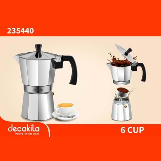 Decakila Електричен Апарат За Кафе Kecf030B 500W 250 Ml
