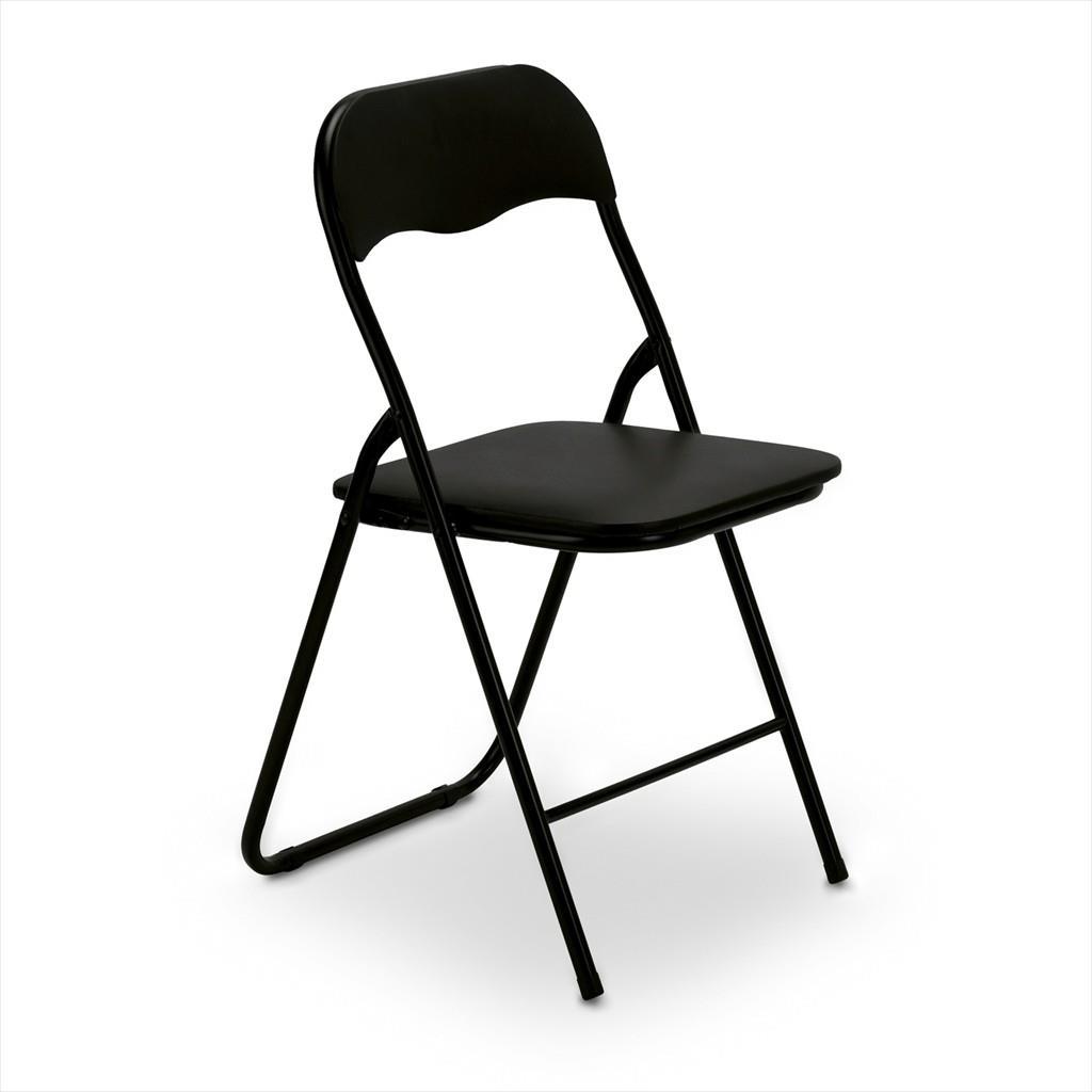 EXTRALINK Канцелариска столица FOLDING GARDEN CHAIR, Црна