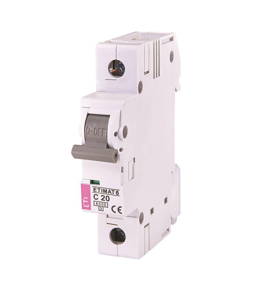 ETI Автоматски осигурач 1П C 20A 6kA