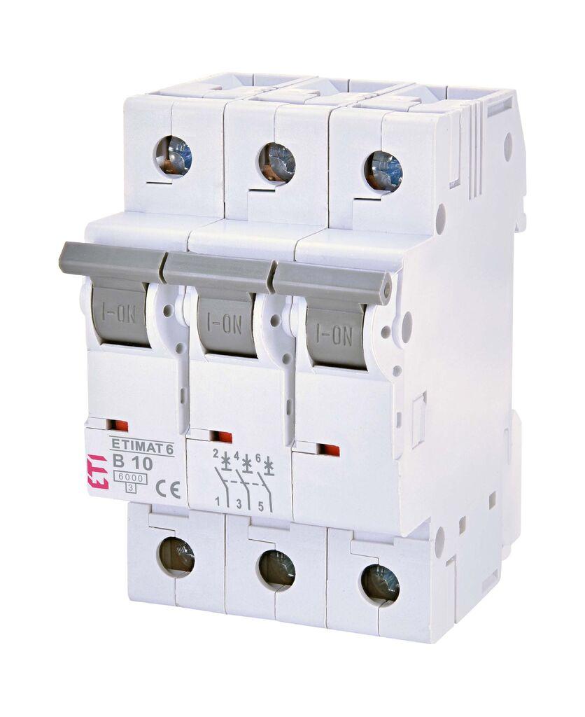 ETI Автоматски осигурач 3П B 10A 6kA