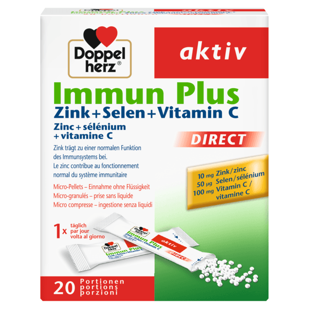 DOPPELHERZ Abwehr Immun Aktiv x20 Ќеси Цинк + Селен + Хистидин + Витамин Ц