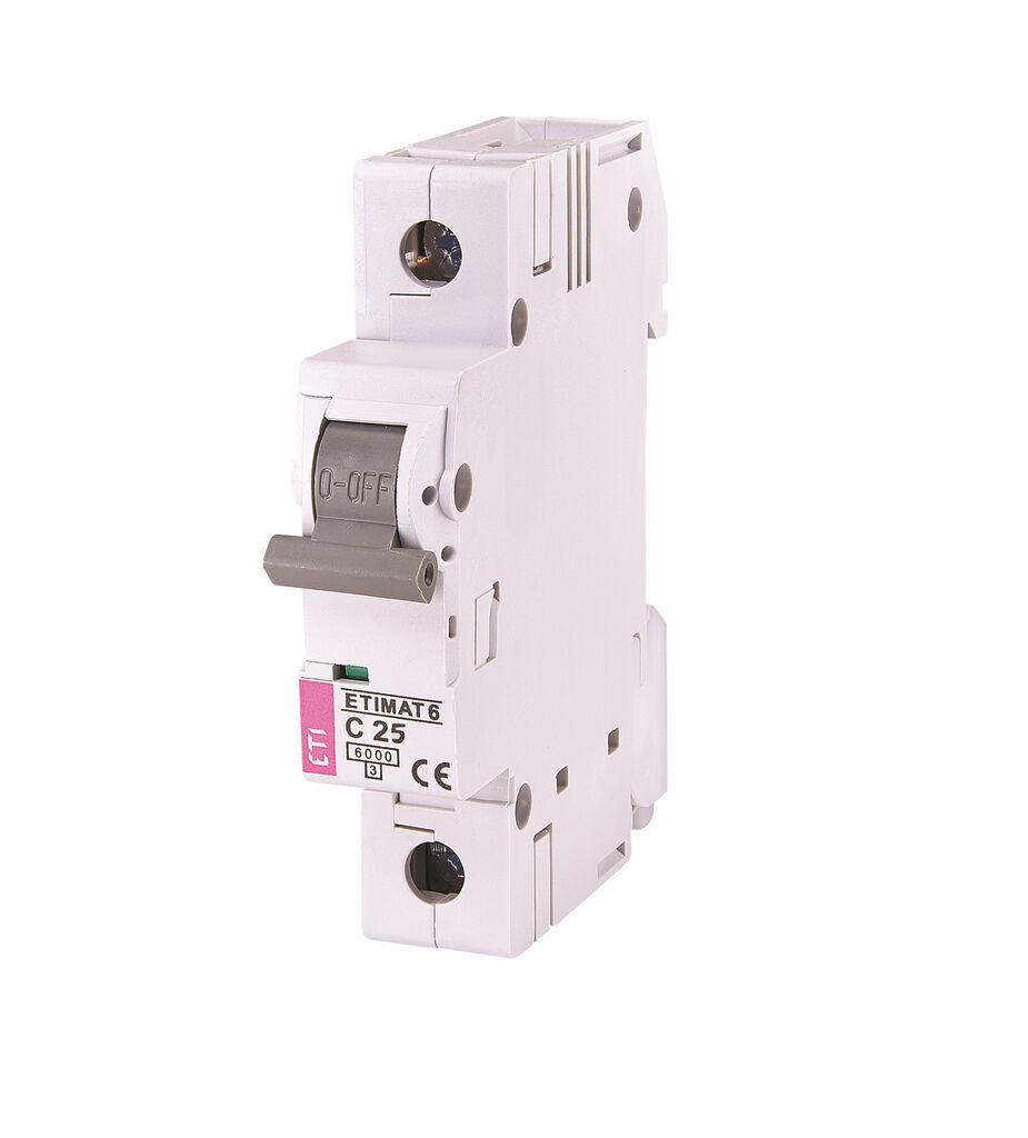 ETI Автоматски осигурач 1П C 25A 6kA