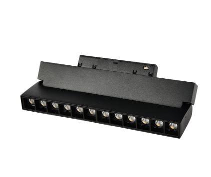 Horoz Магнетна светилка за шина 12W 4200K црна Хороз 129-003-0012