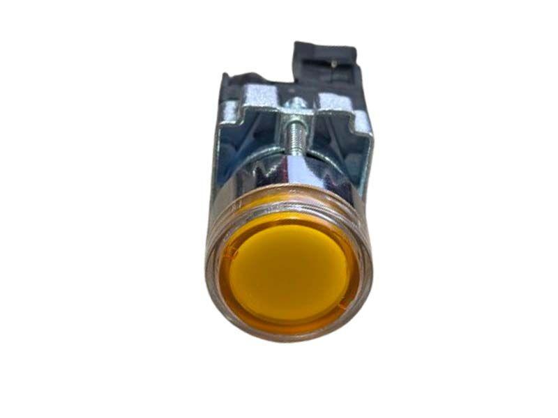 Alfa Electric Тастер жолт NO со самовраќање 220V AELAS-BN3371