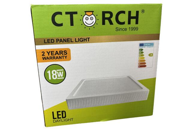 Alfa Electric ЛЕД панел пластичен надграден коцка 18W 6500K ЦТОРЧ