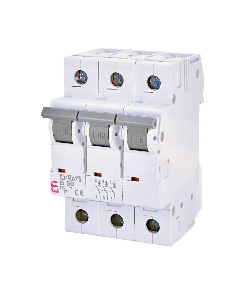 Alfa Electric Автоматски осигурач 3П B 50A 6kA