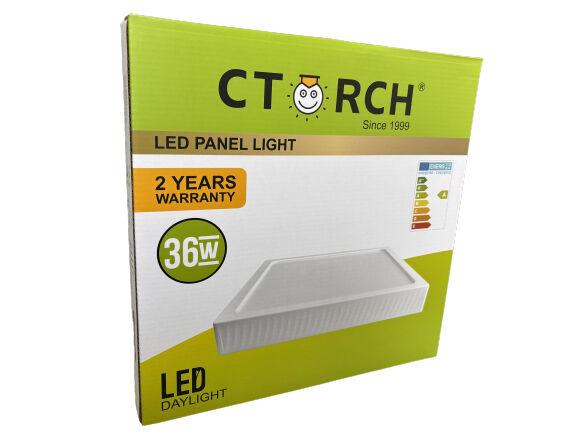 Alfa Electric ЛЕД панел пластичен надграден коцка 36W 6500K ЦТОРЧ