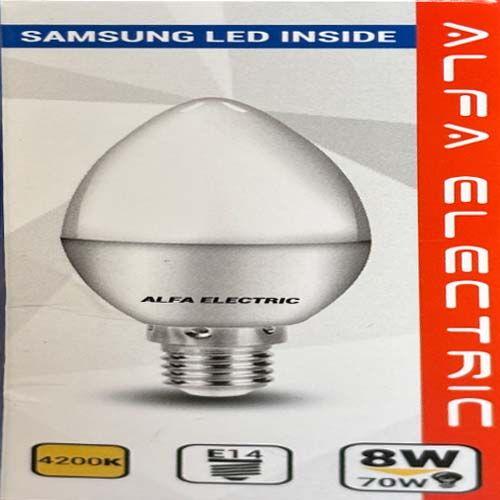 Alfa Electric ЛЕД сијалица свеќа E14 C37 8W 4200K Samsung