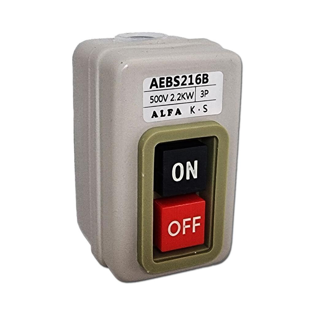 Alfa Electric Трополен прекидач до 2.2kW OG AEBS-216B