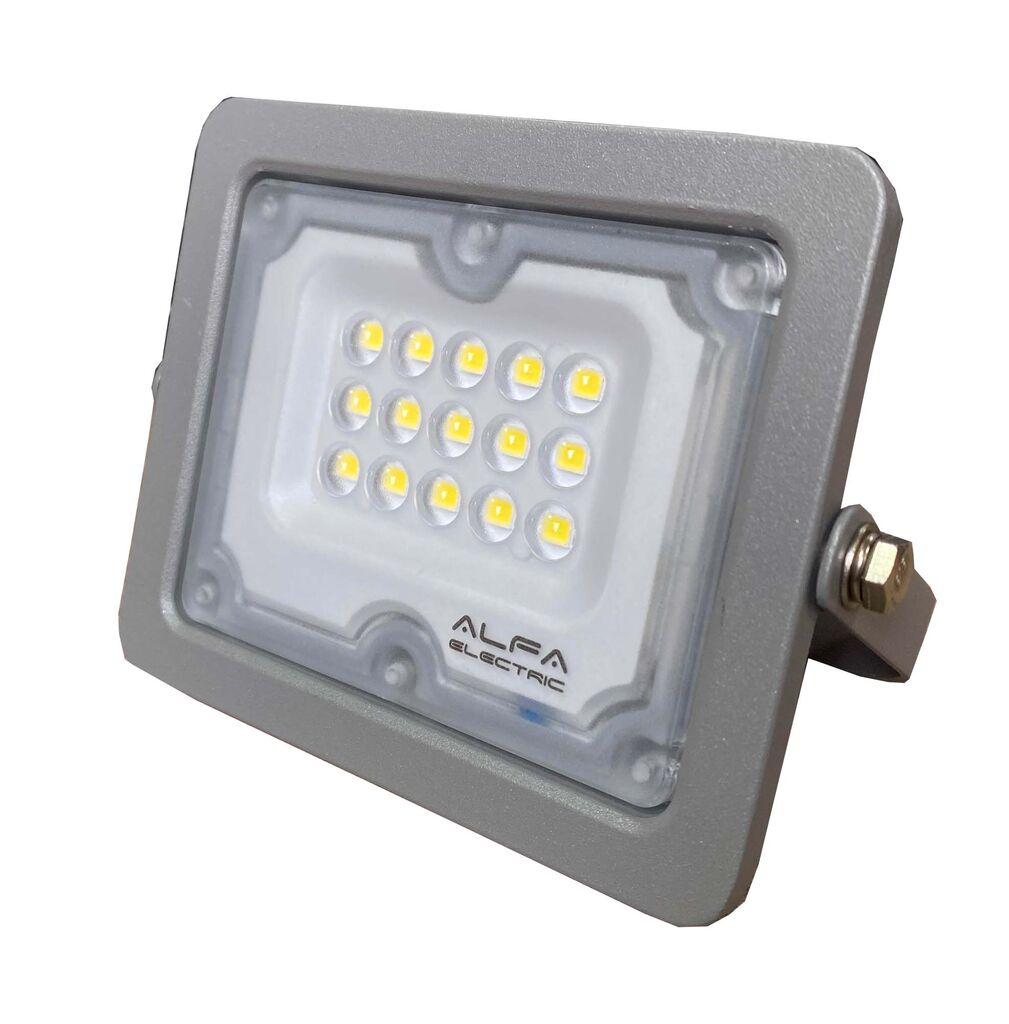 Alfa Electric ЛЕД рефлектор 10W 6500K сива боја Alpha Electric Lumileds
