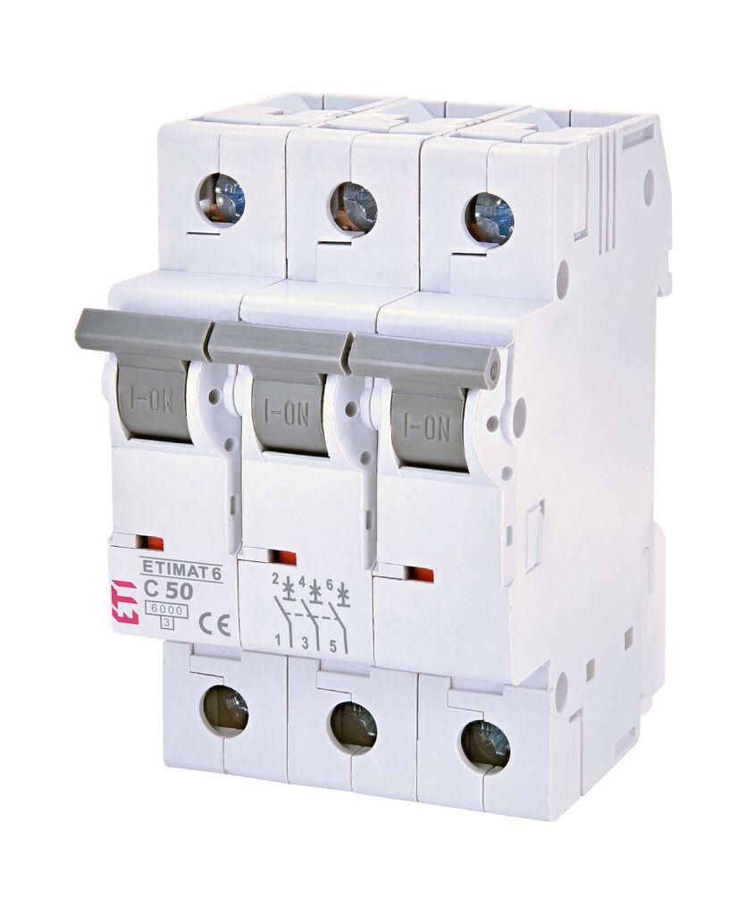 ETI Автоматски осигурач 50A 3П C 6kA