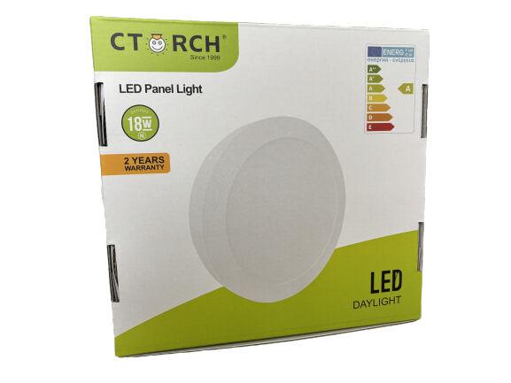 Alfa Electric ЛЕД панел надграден кружен 18W 6500K ЦТОРЧ