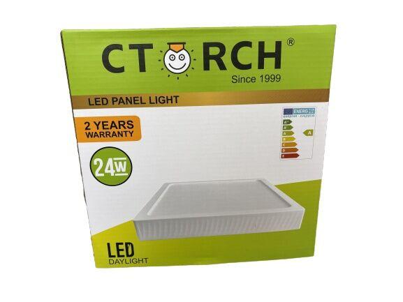 Alfa Electric ЛЕД панел пластичен надграден коцка 24W 6500K ЦТОРЧ