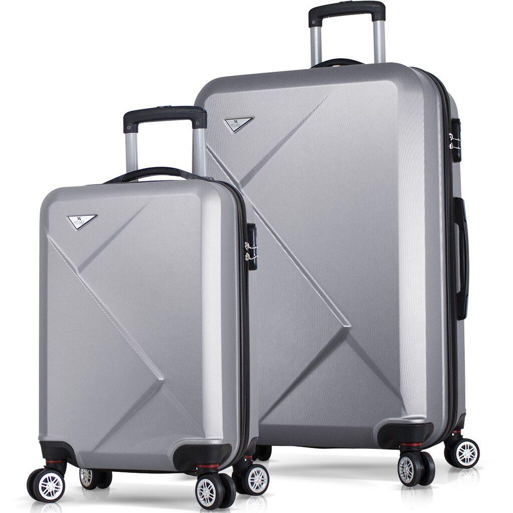 Комплет куфери MyValice 4902, 2 дела, сив