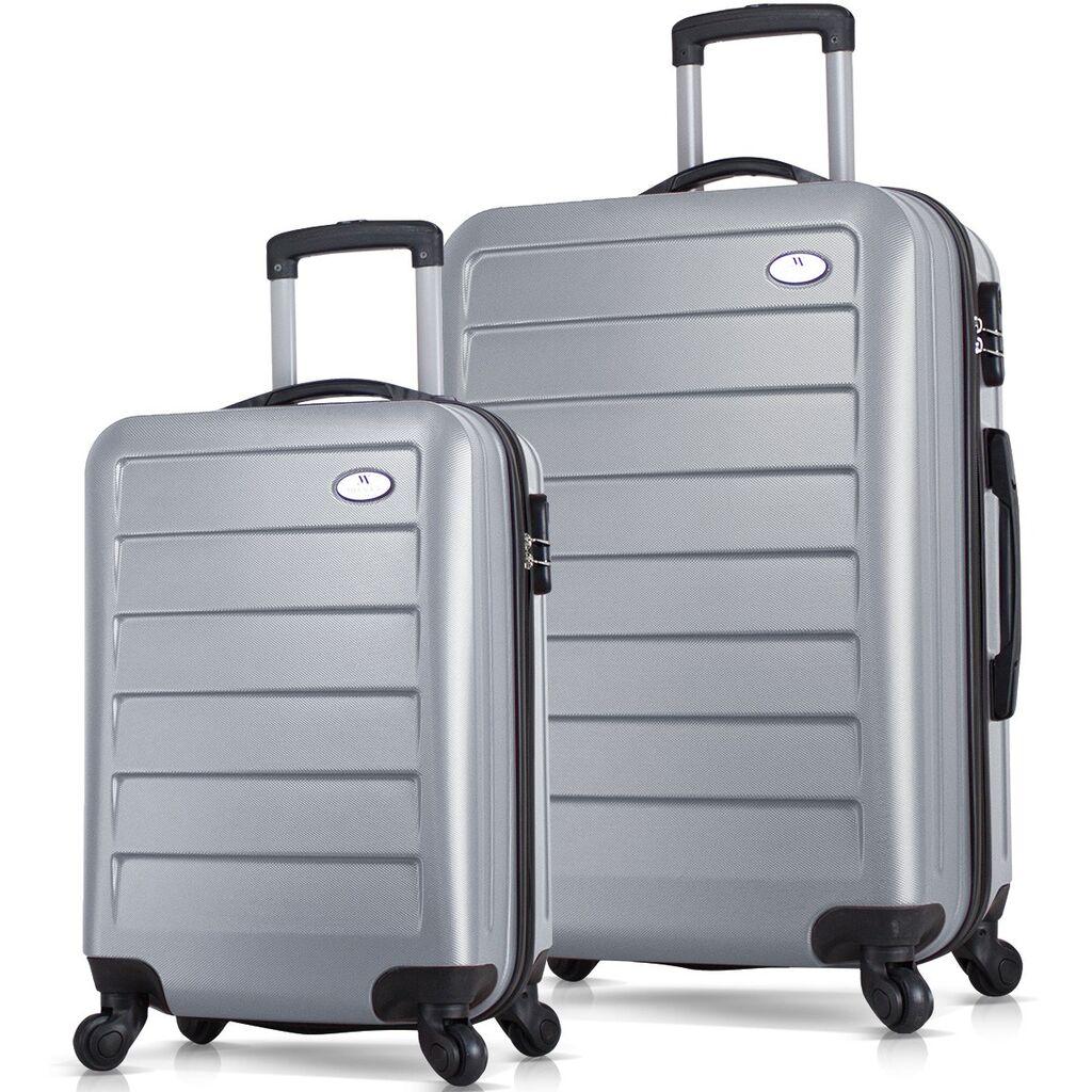 Комплет куфери MyValice 4780, 2 дела, сив
