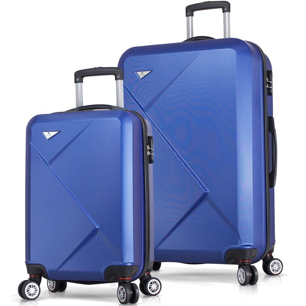 Комплет куфери MyValice 6899, 2 дела, сина