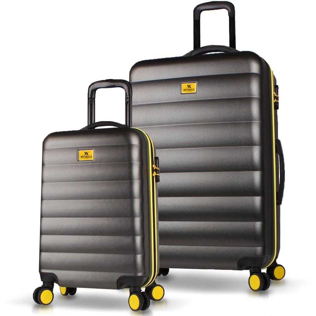 Комплет куфери MyValice 6599, 2 дела, антрацит