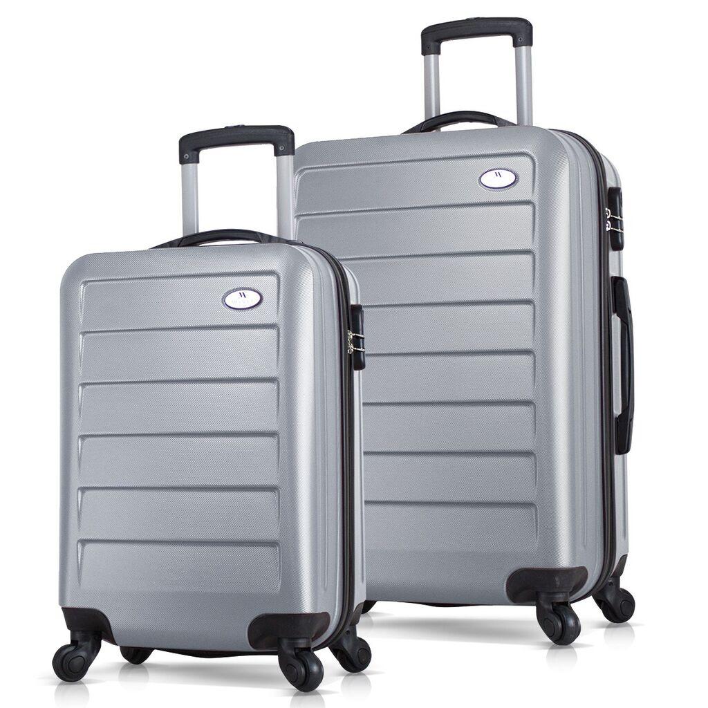 Комплет куфери MyValice 4773, 2 дела, сив