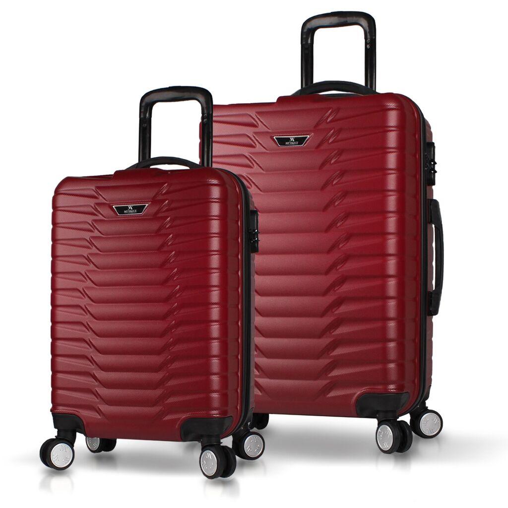 Комплет куфери MyValice 5677, 2 дела, црвена