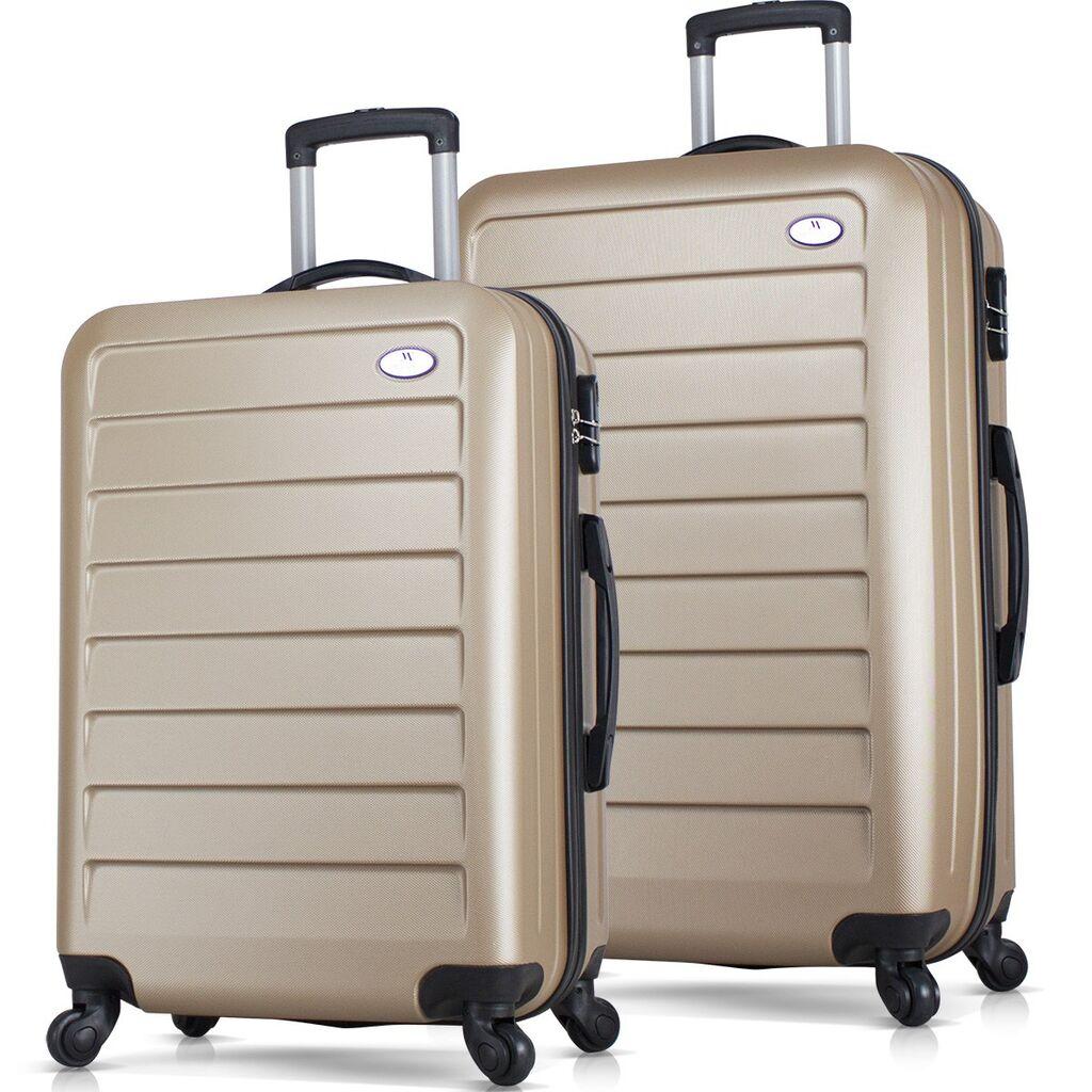 Комплет куфери MyValice 6516, 2 дела, златна боја