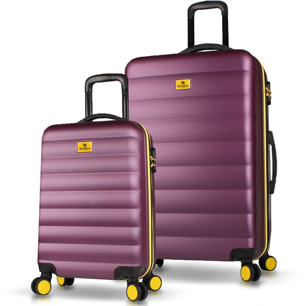 Комплет куфери MyValice 6582, 2 дела, Бордо