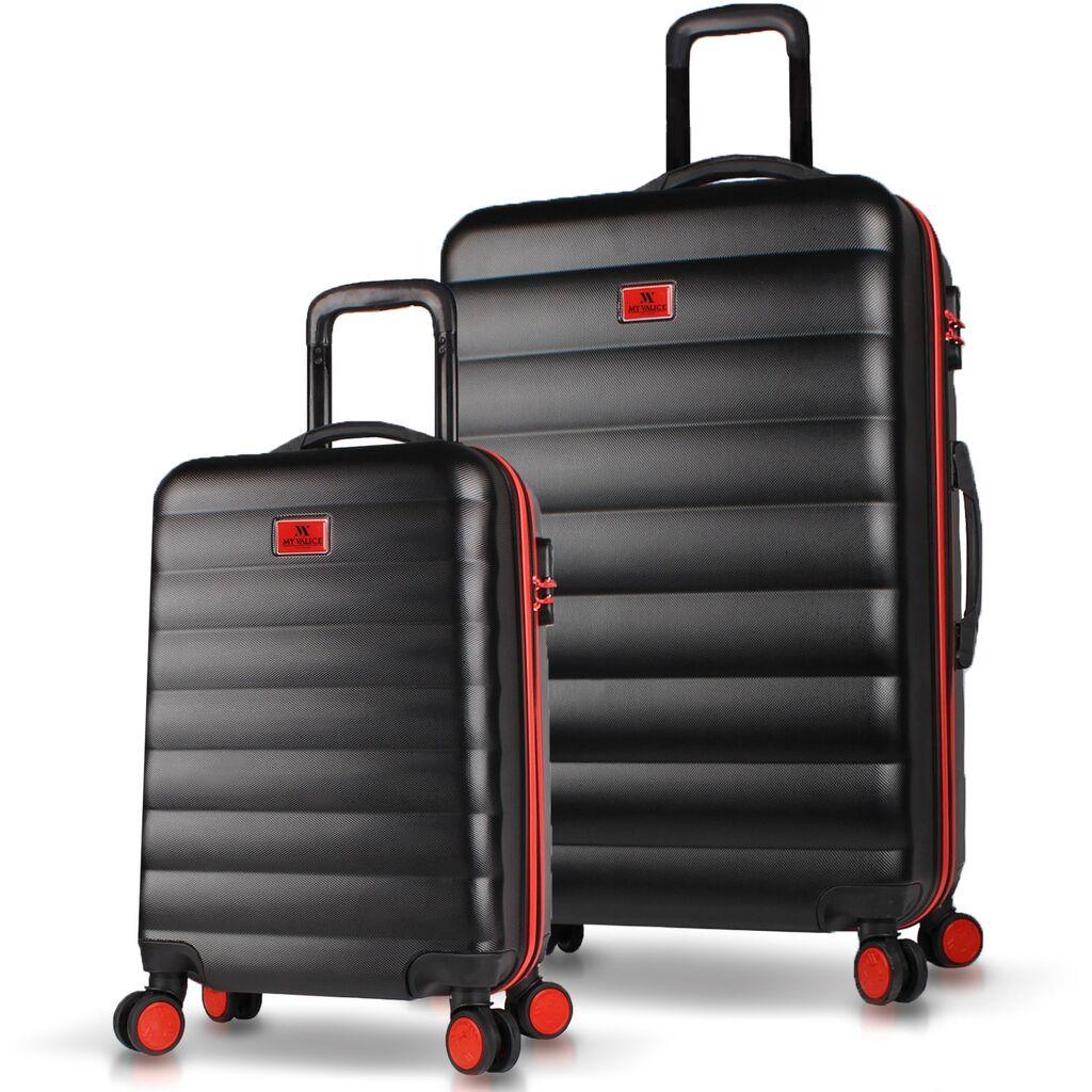 Комплет куфери MyValice 6537, 2 дела, црна