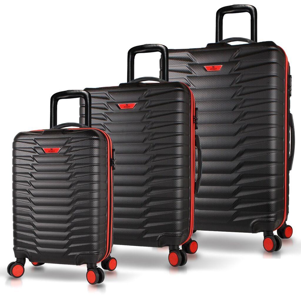 Комплет куфери MyValice 5554, 3 дела, црна