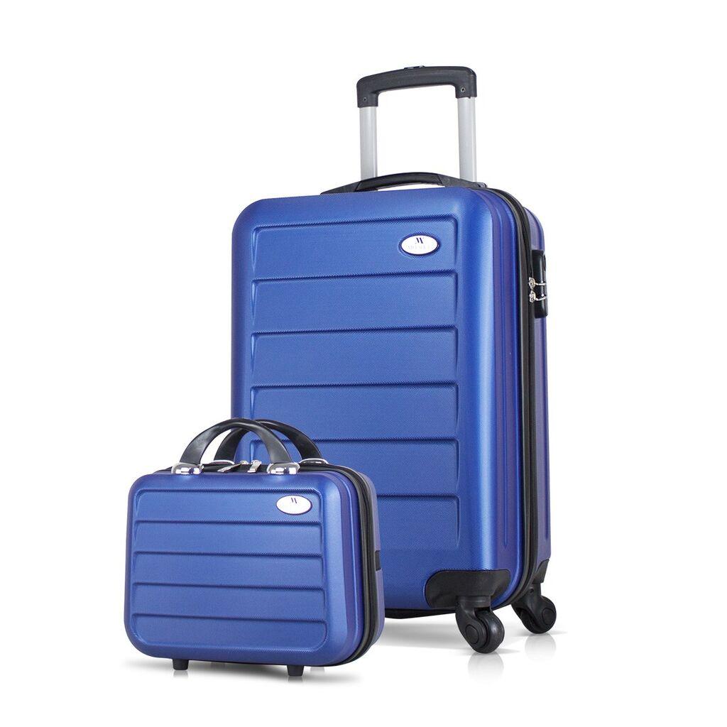 Комплет куфери MyValice 1574, 2 дела, сина