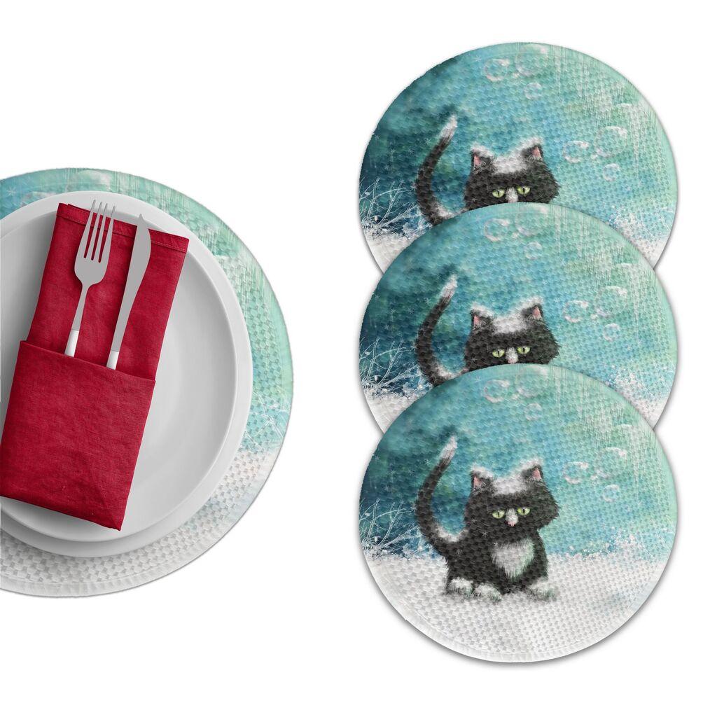 Подлога за маса Hermia 3518 Supla, 4 парчиња, шарени