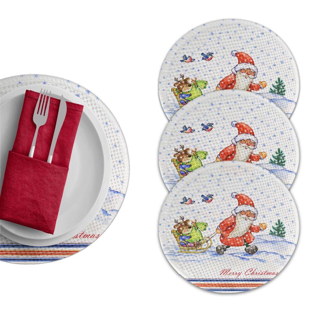 Подлога за маса Hermia 2337 Supla, 4 парчиња, шарени