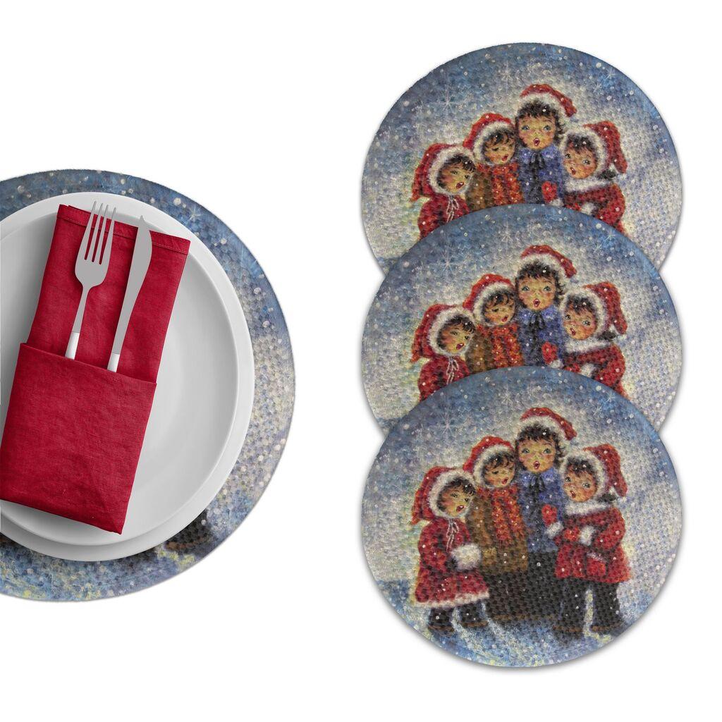 Подлога за маса Hermia 3105Supla, 4 парчиња, шарени
