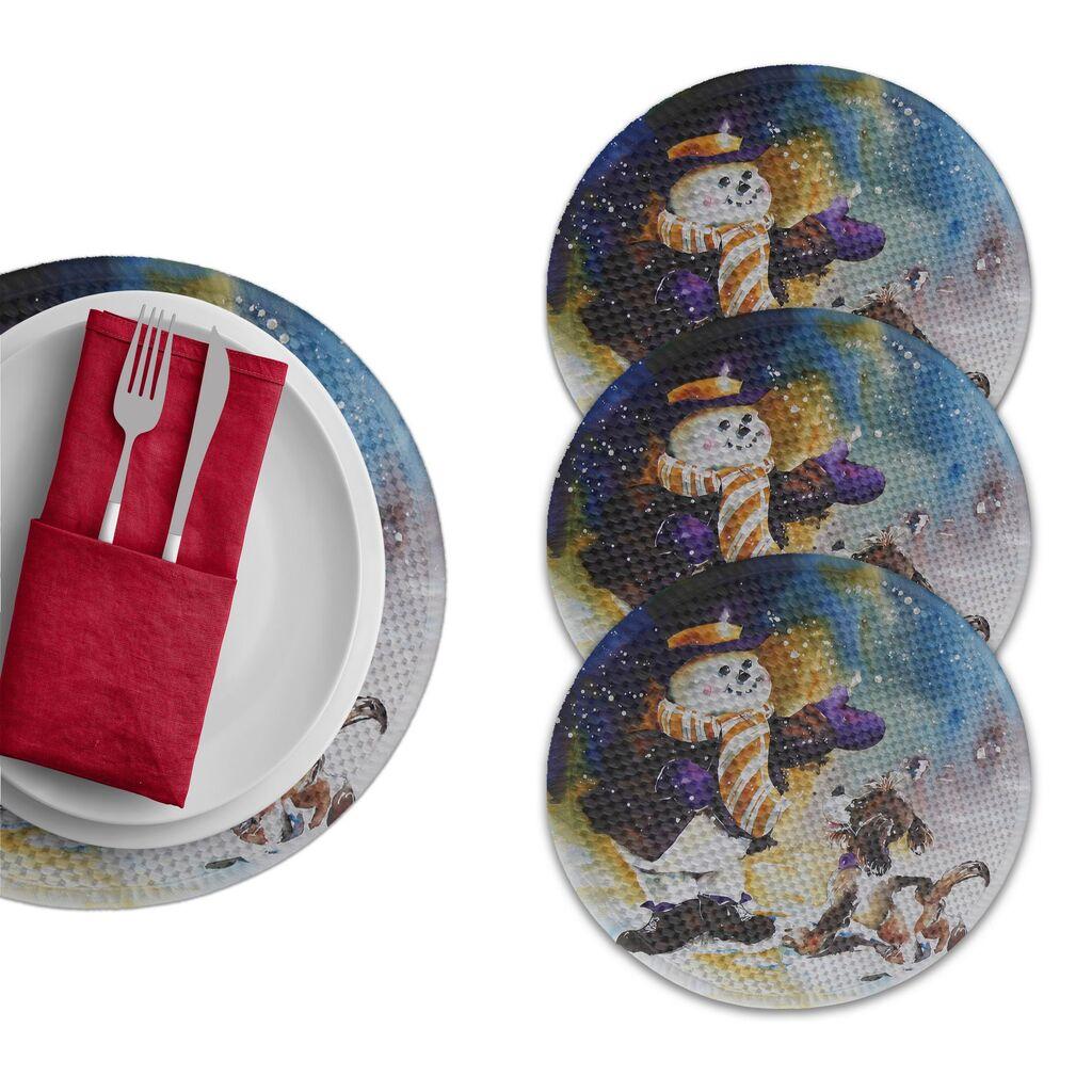 Подлога за маса Hermia 3181 Supla, 4 парчиња, шарени