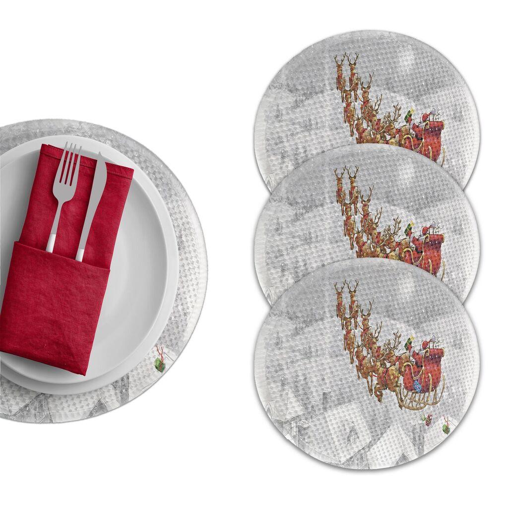 Подлога за маса Hermia 3532 Supla, 4 парчиња, шарени