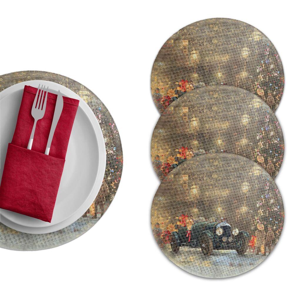 Подлога за маса Hermia 3433 Supla, 4 парчиња, шарени